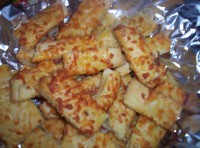 Sajtos, köménymagos rudacskák